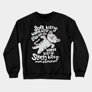 Sleep happy cat Crewneck Sweatshirt